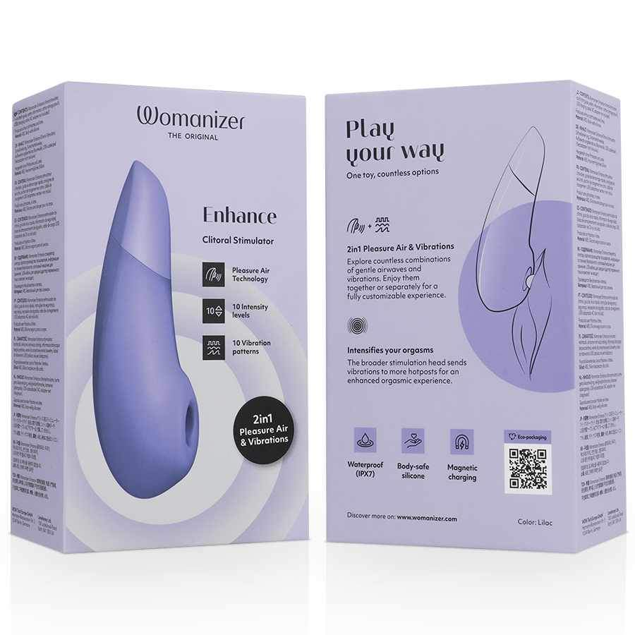 Womanizer Enhance klitorisstimulator i lila