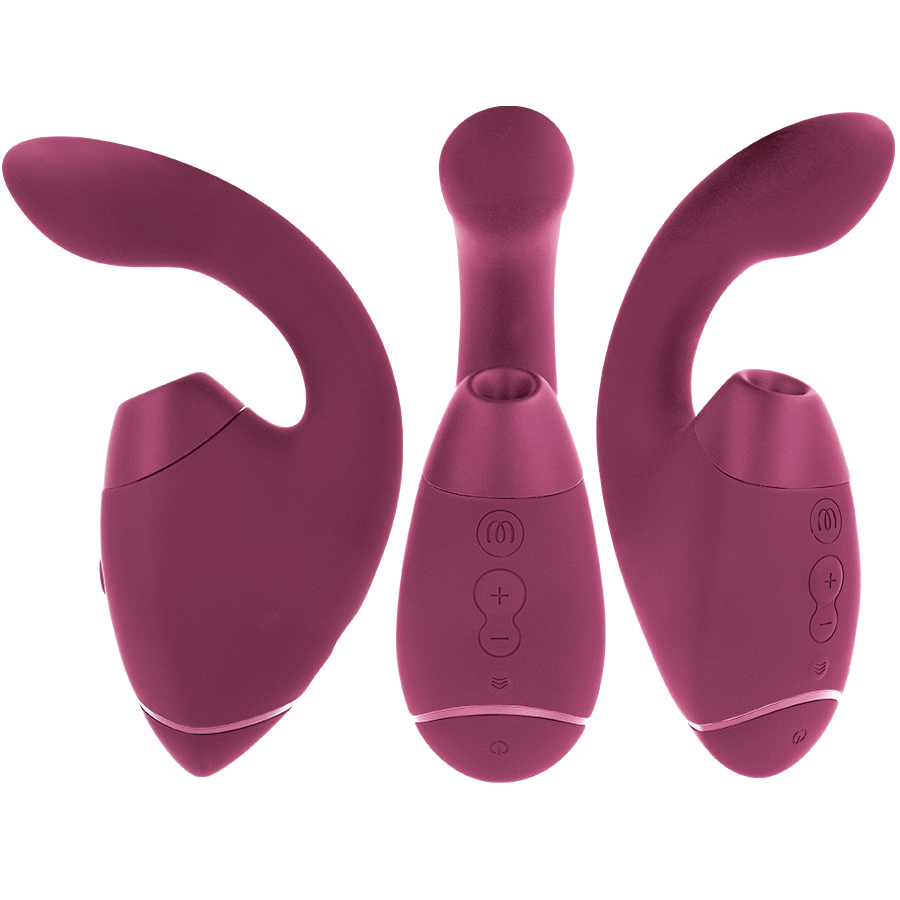 Womanizer Duo Next Dual Klitorisstimulator och G-punktsstimulator i dusky pink
