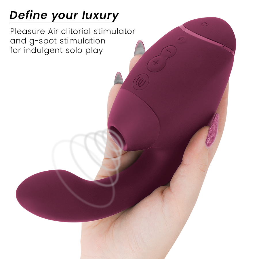 Womanizer Duo Next Dual Klitorisstimulator och G-punktsstimulator i dusky pink