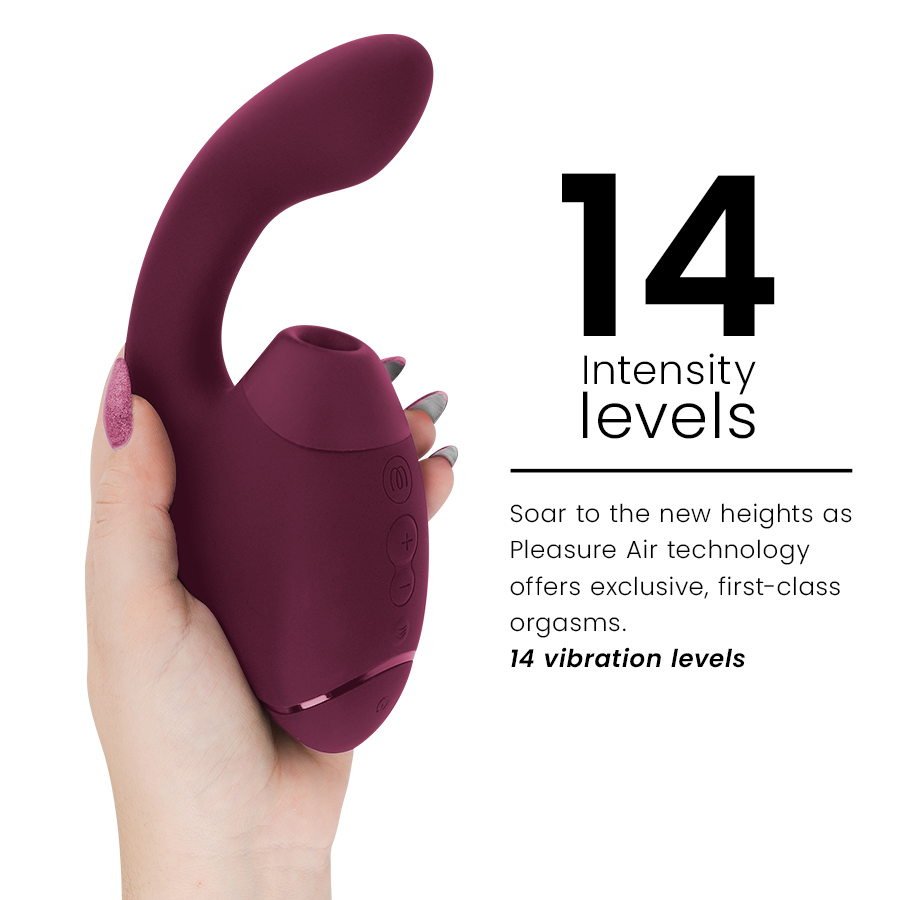 Womanizer Duo Next Dual Klitorisstimulator och G-punktsstimulator i dusky pink