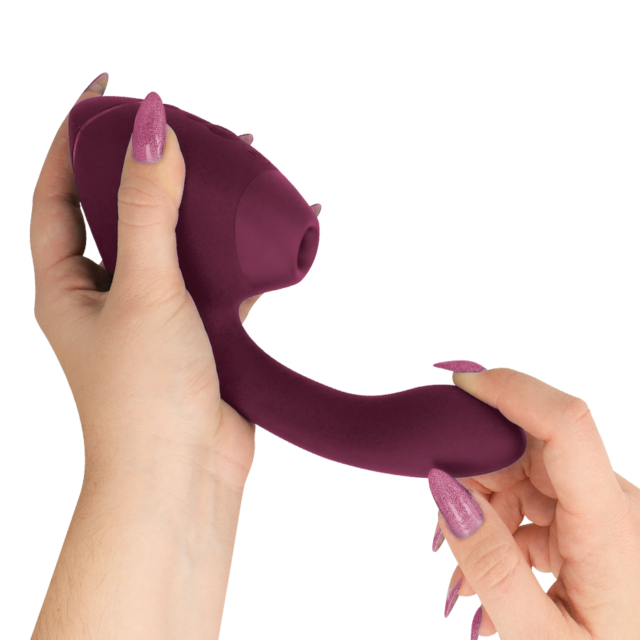 Womanizer Duo Next Dual Klitorisstimulator och G-punktsstimulator i dusky pink