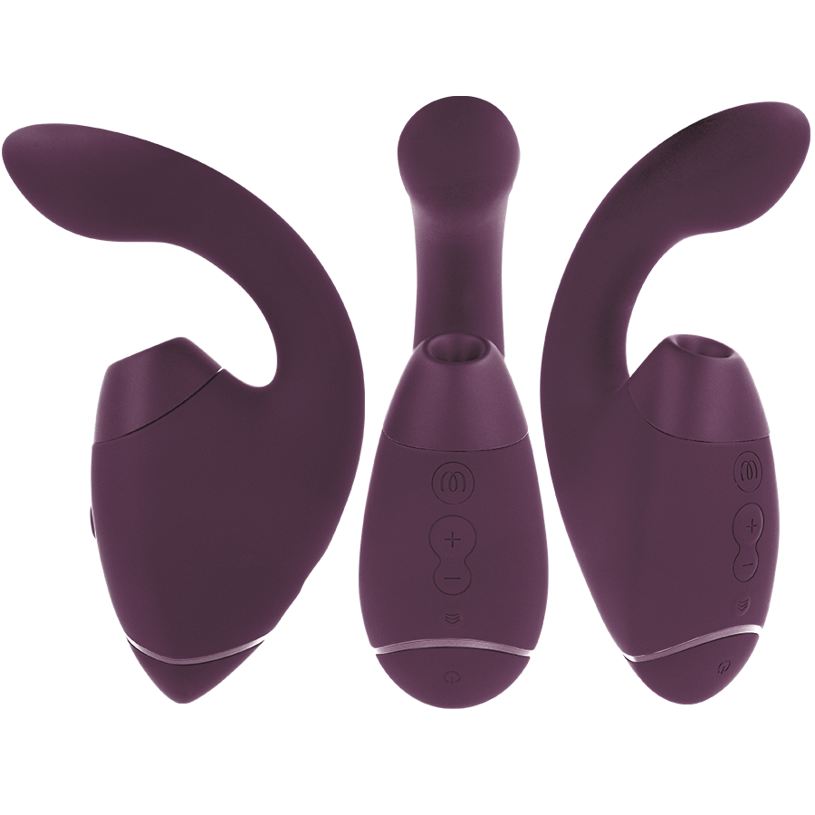 WOMANIZER DUO NEXT DUAL CLITORAL & G-SPOT STIMULATOR MÖRKLILA