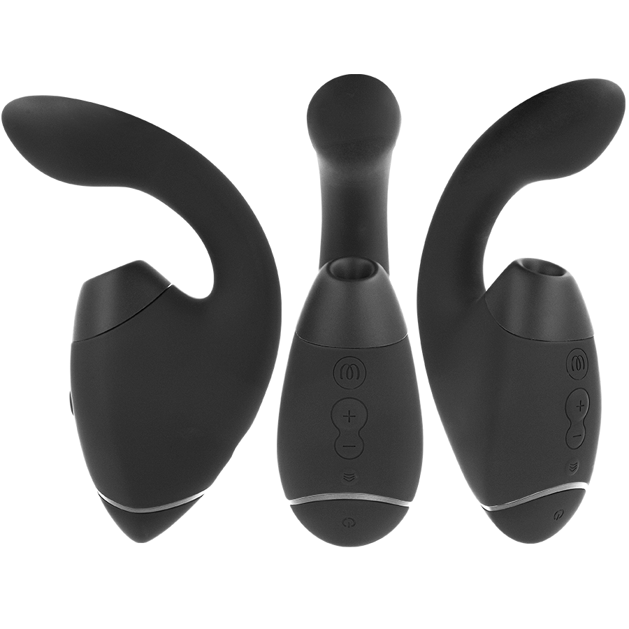 WOMANIZER DUO NEXT DUAL CLITORAL & G-SPOT STIMULATOR BLACK