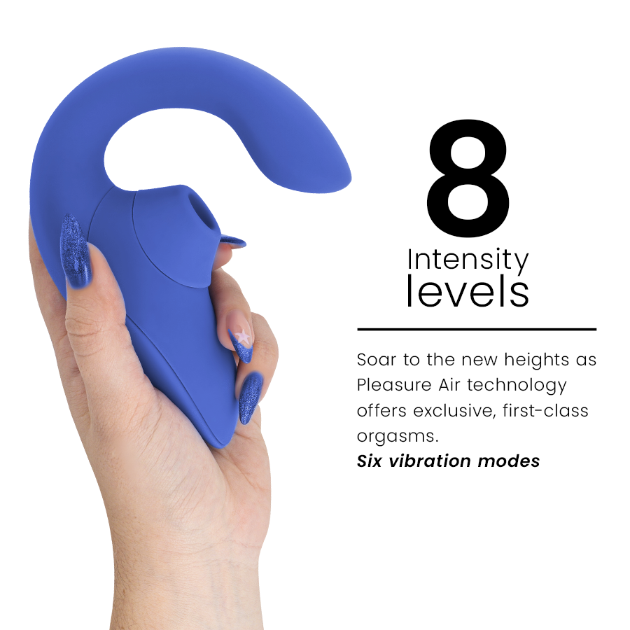 Womanizer Blend Rabbit Vibrator i vibrant blue