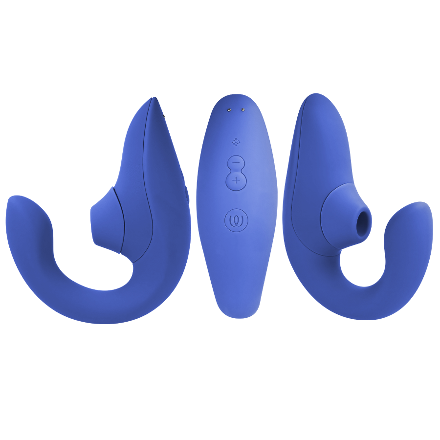 Womanizer Blend Rabbit Vibrator i vibrant blue