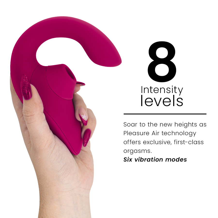 Womanizer Blend Rabbit Vibrator i färgen vibrant pink