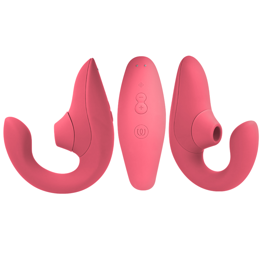 Womanizer Blend Rabbit Vibrator i färgen Vibrant Rose