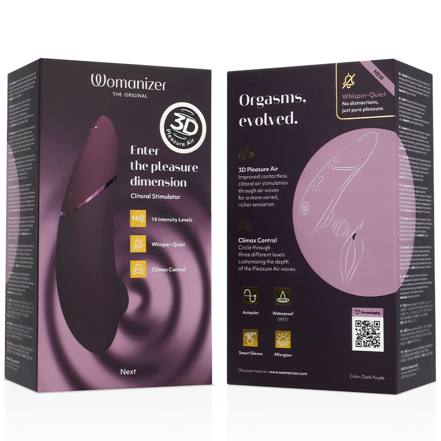 Womanizer Next klitorisstimulator mörklila