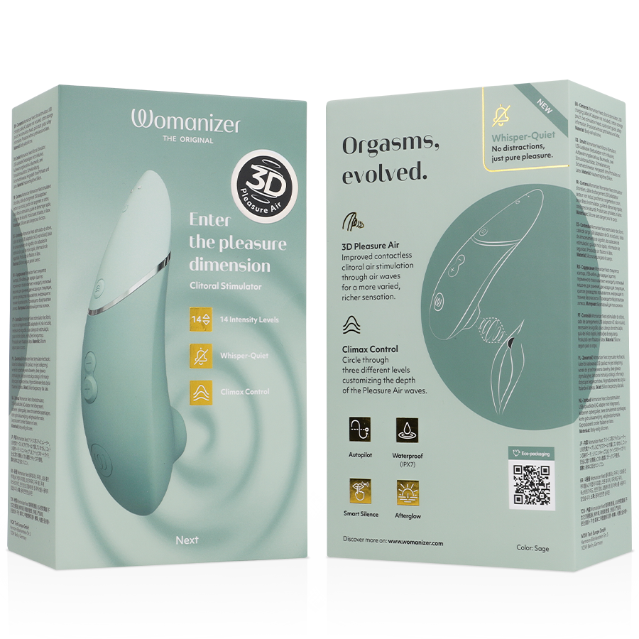 Womanizer Next klitoral stimulator i färgen salvia