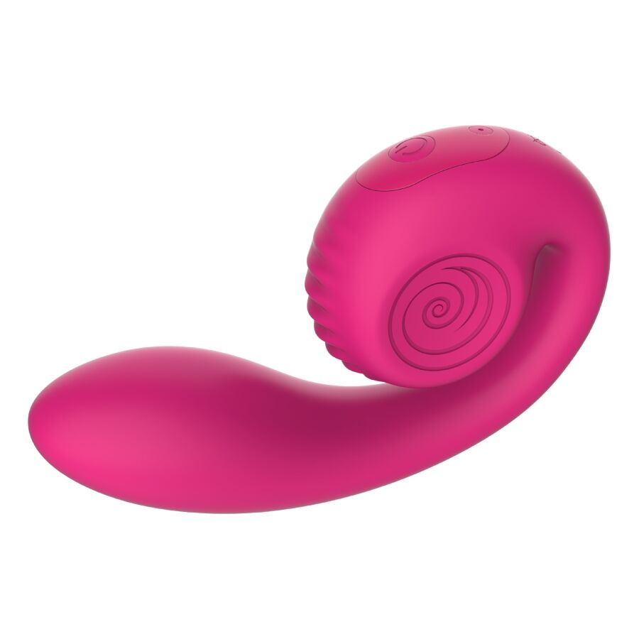 SNAIL VIBE GIZI LITE dual G-punkts och klitoral vibrator i rosa