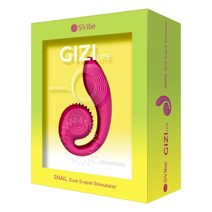 SNAIL VIBE GIZI LITE dual G-punkts och klitoral vibrator i rosa
