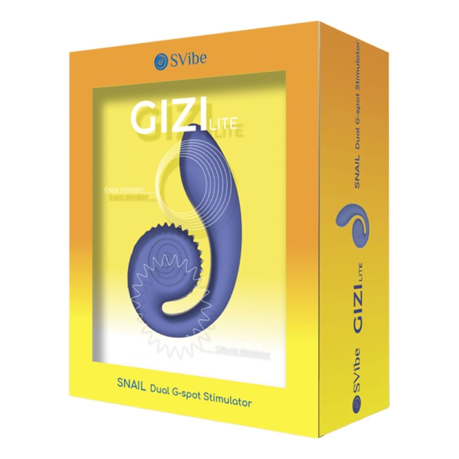 SNAIL VIBE GIZI LITE dual G-punkts och klitorals vibrator i lila