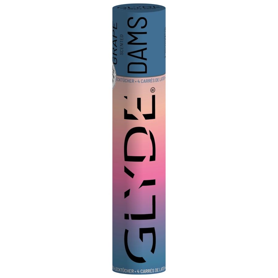 SHEER GLYDE Dams Laminas Latex Oral Sex Grapes