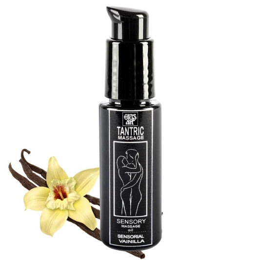 EROS-ART naturlig tantrisk massageolja med vaniljdoft 30 ml
