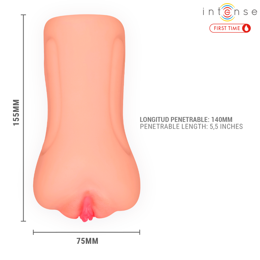 Erika Virgin Masturbator med realistisk känsla och texturerat inre