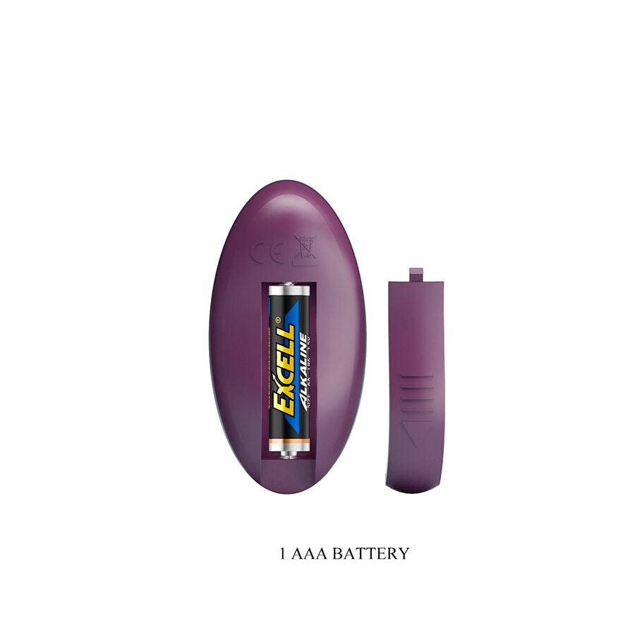 PRETTY LOVE - LUKA SIT-DOWN VIBRATOR WITH HEAT EFFECT AND REMOTE CONTROL