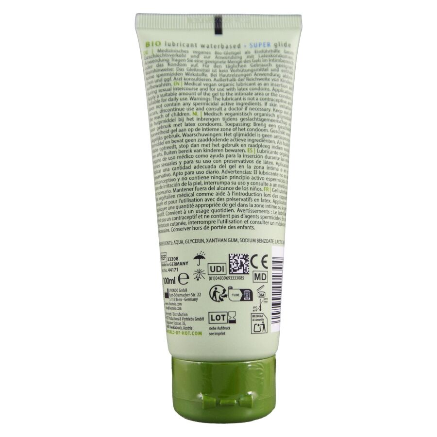 HOT BIO LUBRICANT WATERBASED SUPERGLIDE 100 ML