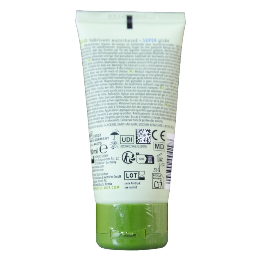 HOT Bio Glidmedel Vattenbaserad Superglid 50 ml