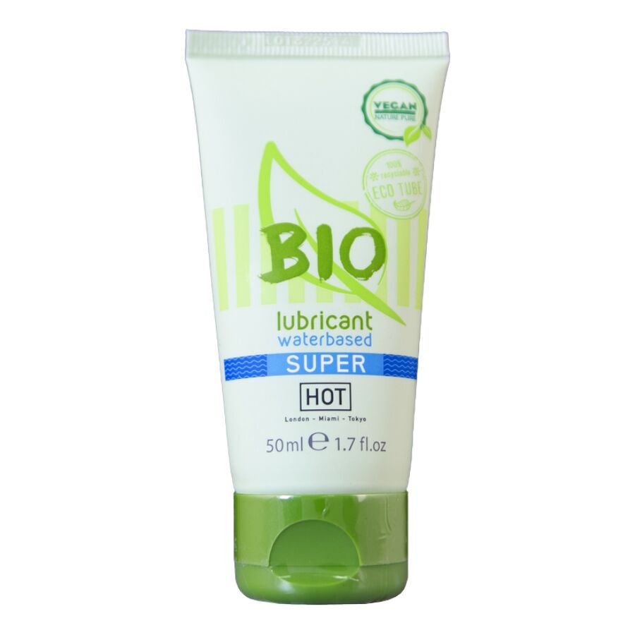 HOT Bio Glidmedel Vattenbaserad Superglid 50 ml