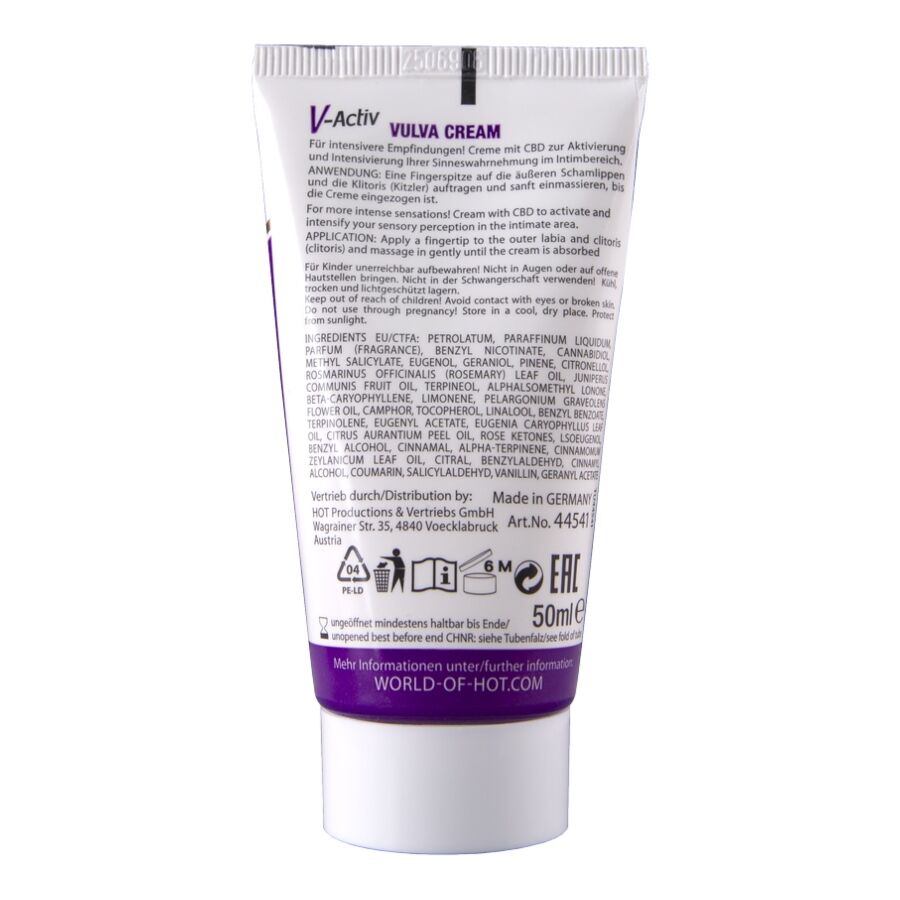 HOT Vulva Cream med CBD 50ml