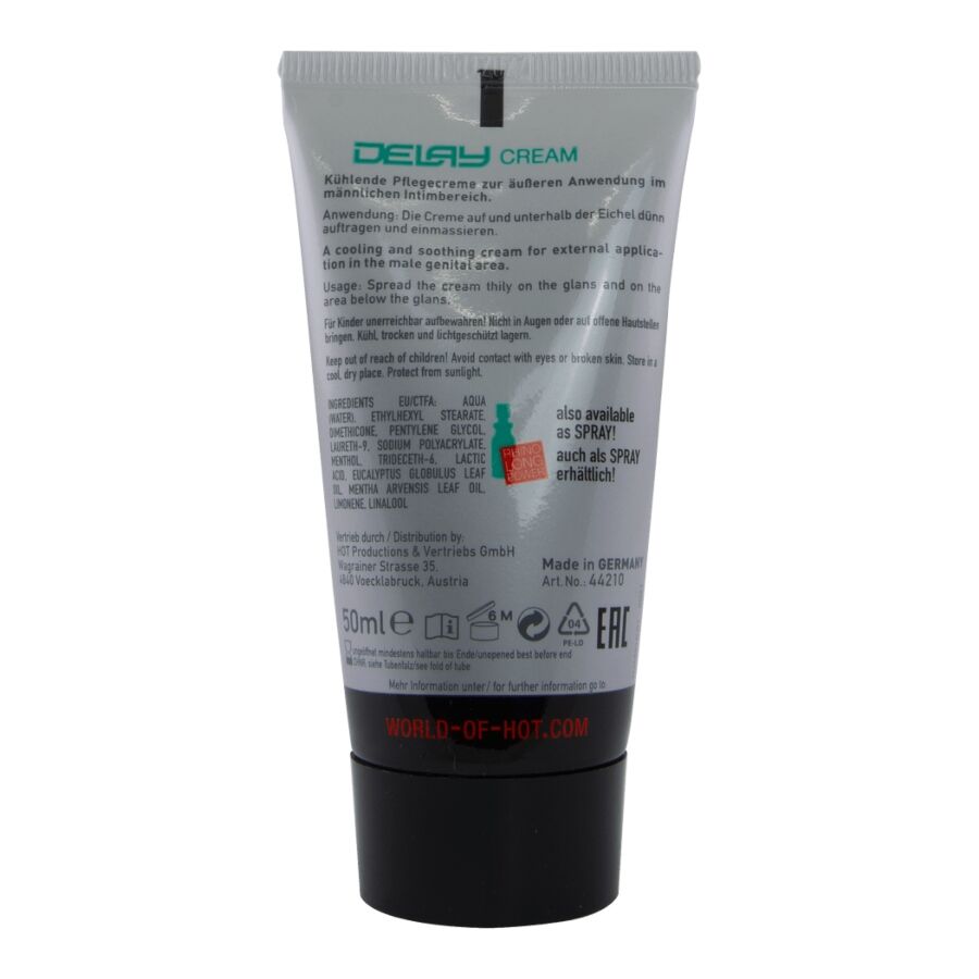 HOT Delay Cream 50 ml för män