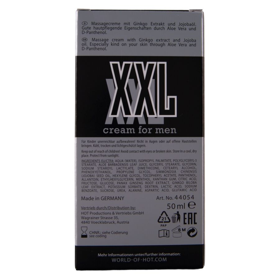 HOT XXL Cream för män 50 ml