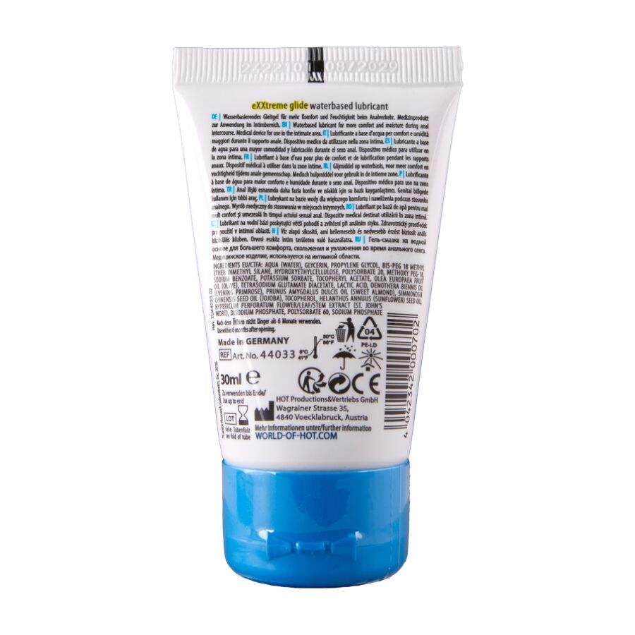 HOT EXXTREME GLIDE vattenbaserat glidmedel 30 ml