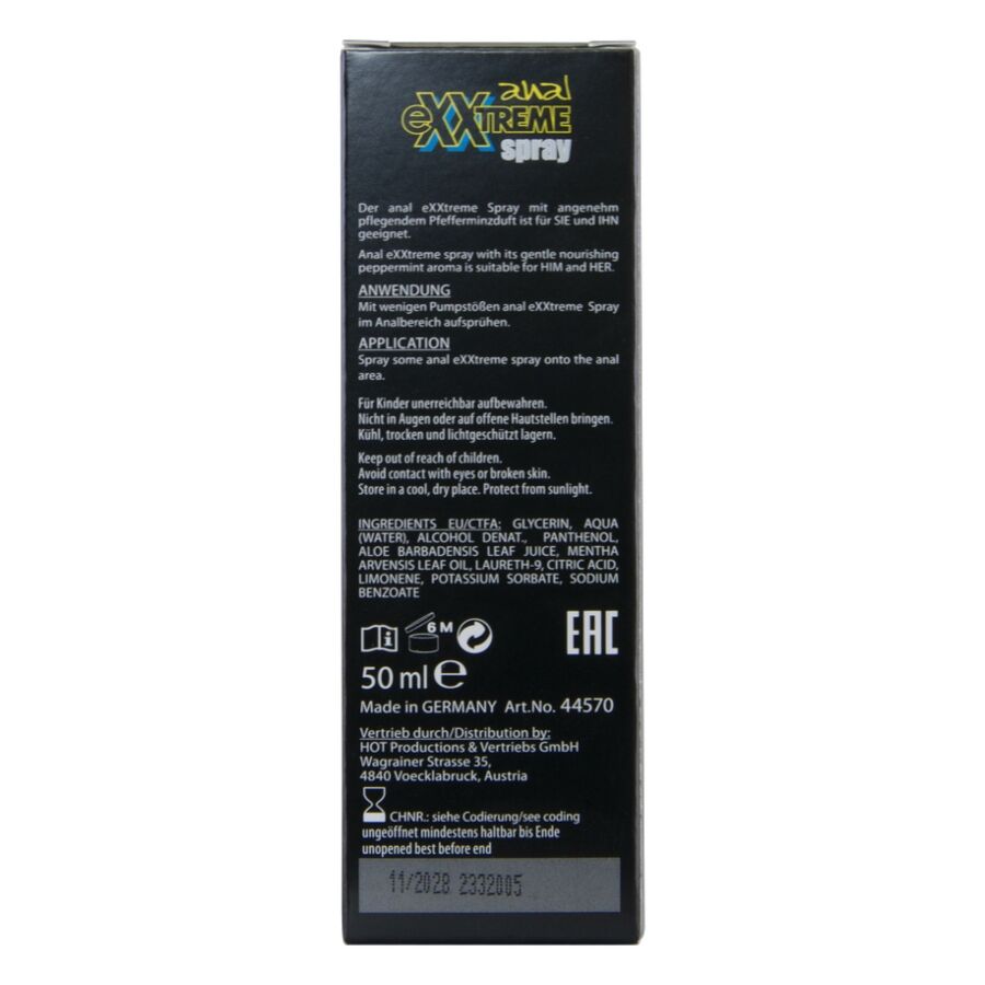 HOT EXXTREME ANAL SPRAY 50 ML