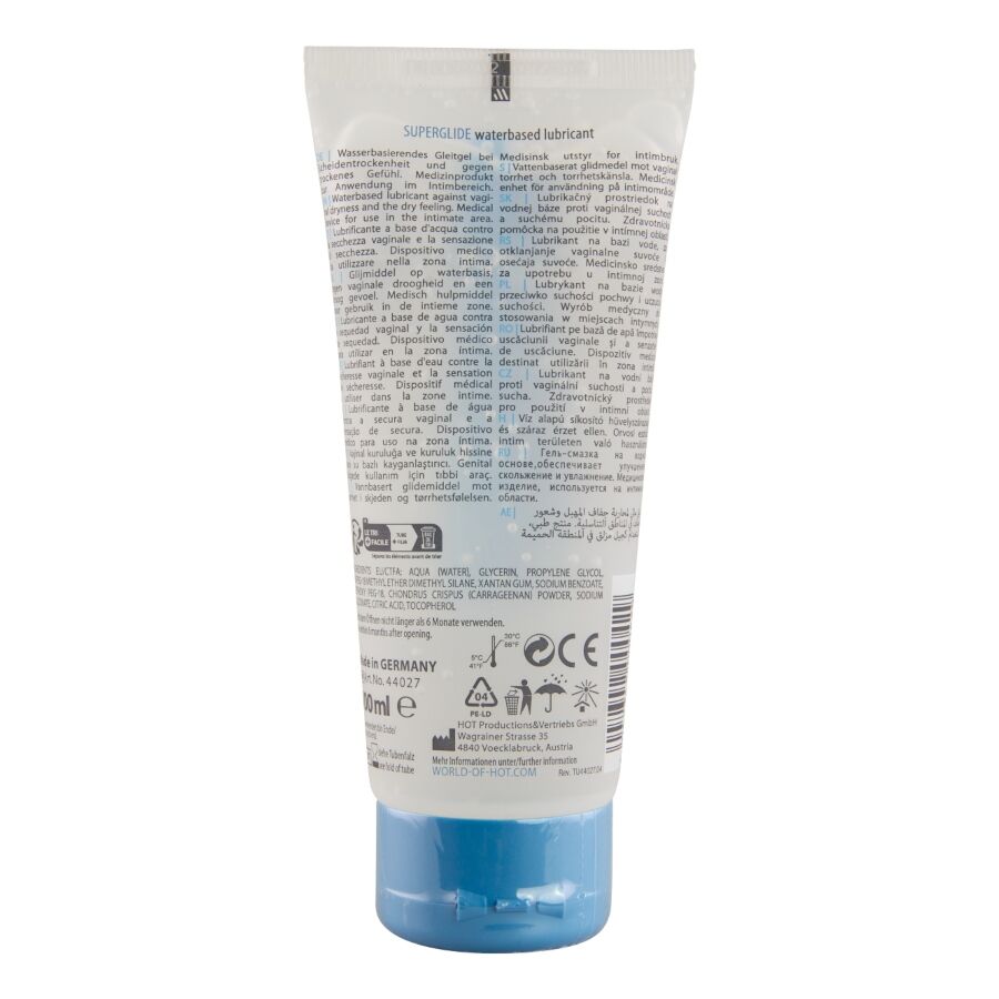 HOT Superglide vattenbaserat glidmedel 100 ml