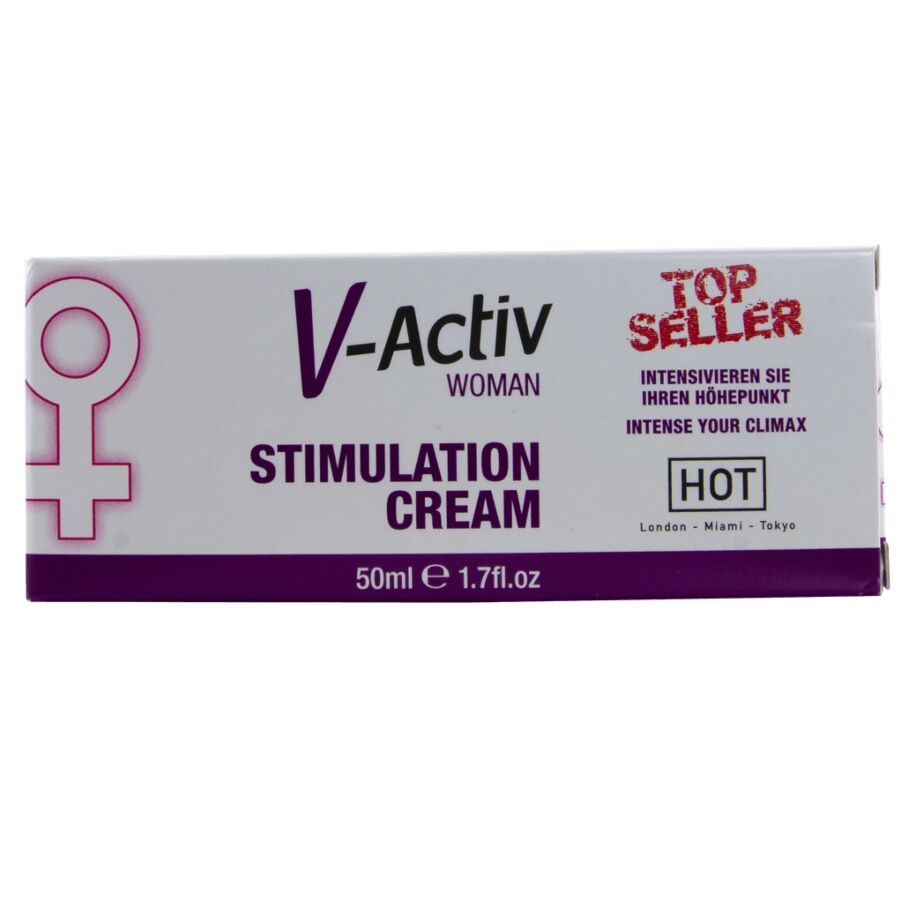 HOT - V-ACTIV STIMULATION CREAM FÖR KVINNOR 50 ML