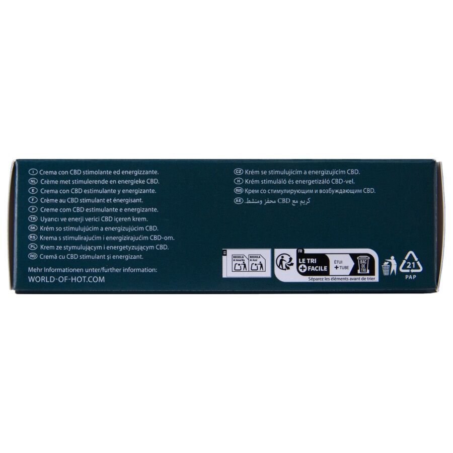 HOT masturbationskräm med CBD unisex 100ml
