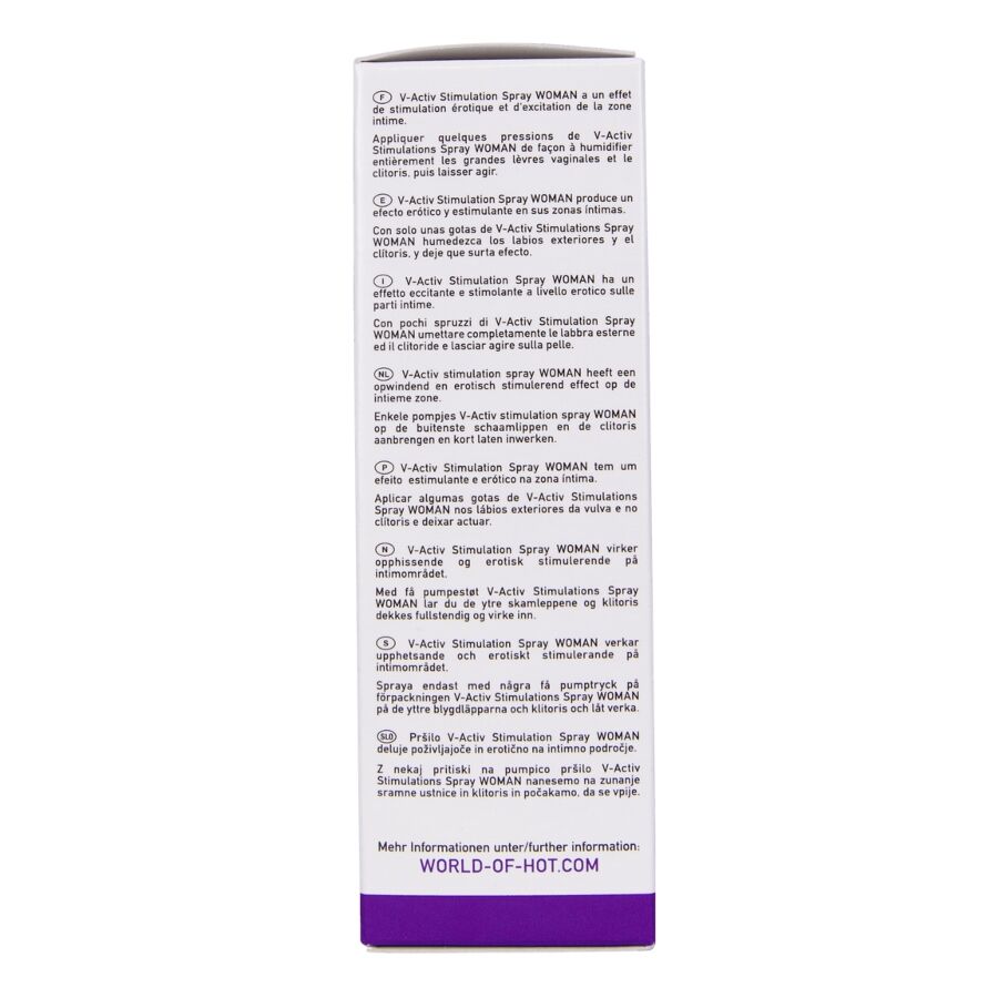 HOT - V-ACTIV STIMULATION SPRAY FÖR KVINNOR 50 ML