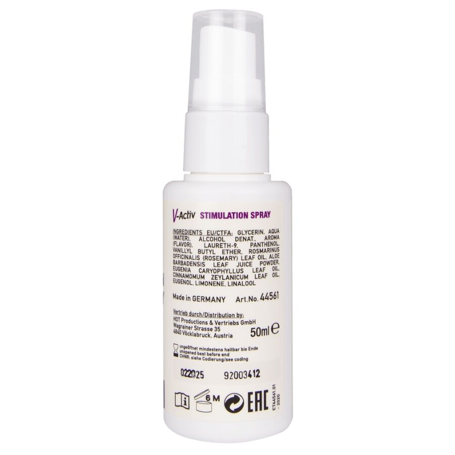 HOT - V-ACTIV STIMULATION SPRAY FÖR KVINNOR 50 ML