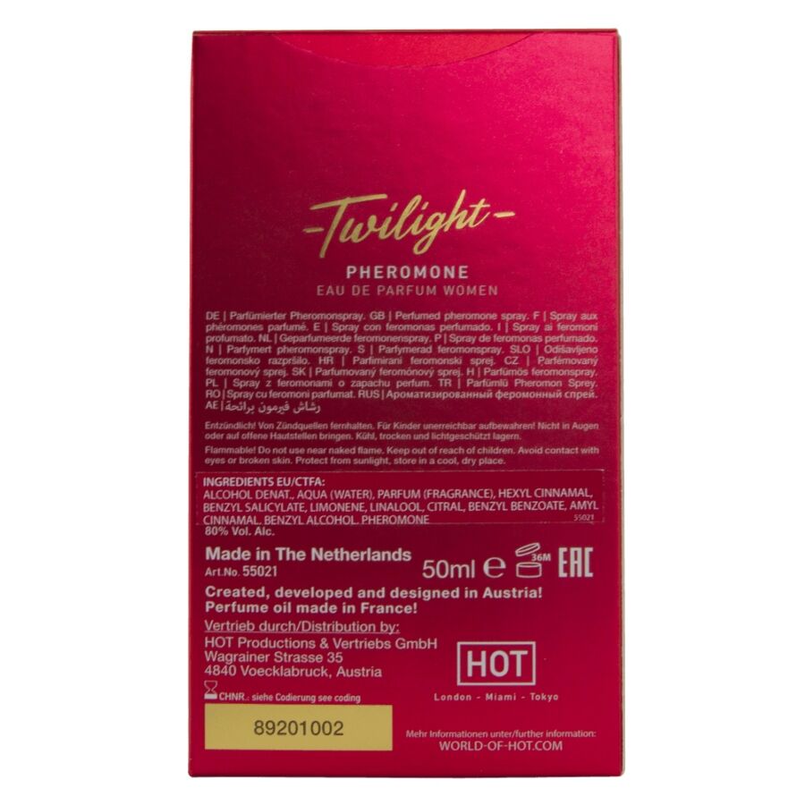 HOT Twilight feromonparfym för kvinnor 50 ml