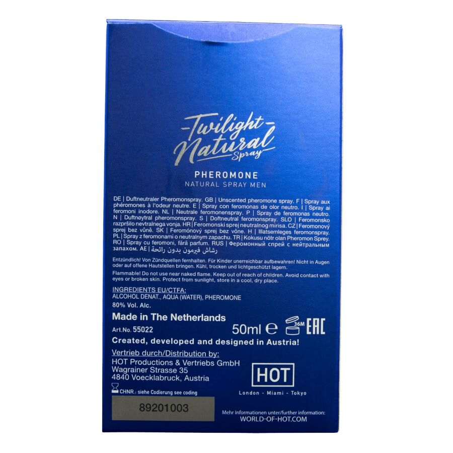 HOT Twilight feromonsprej för män 50 ml