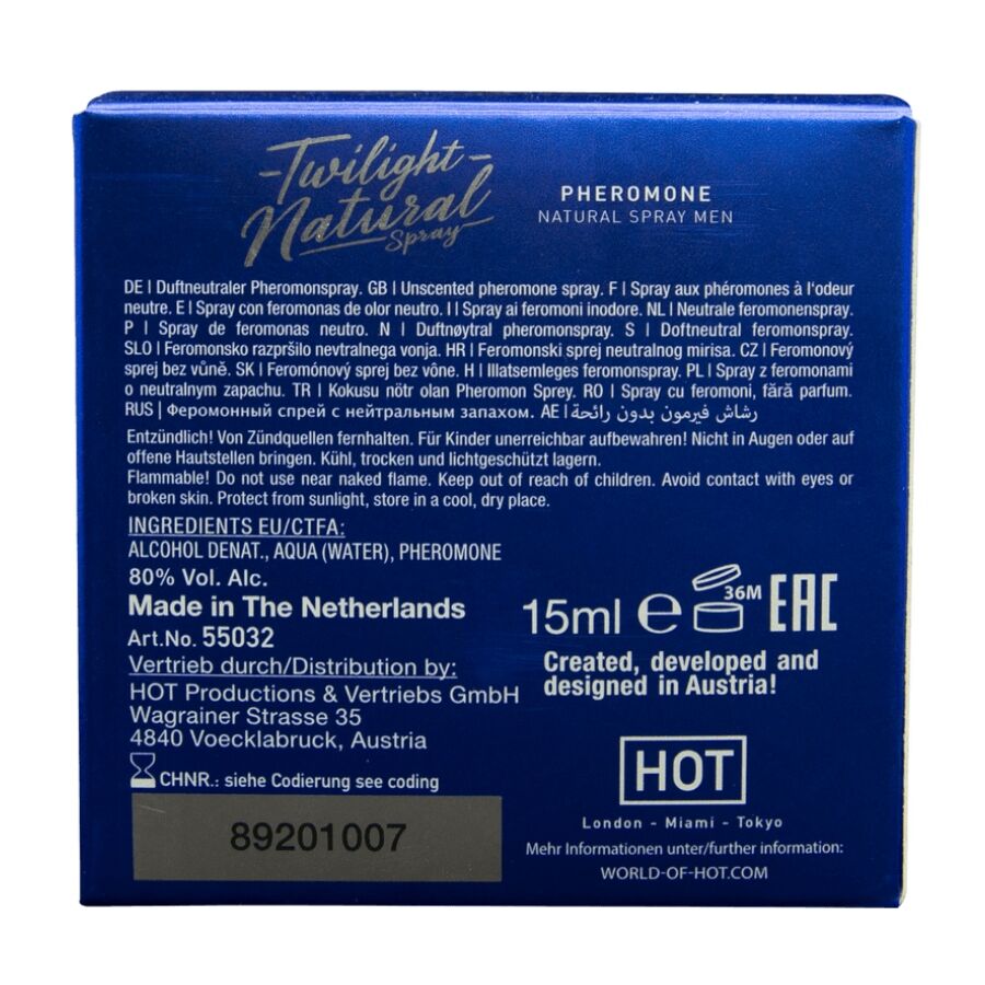 HOT Twilight Feromon Spray för män 15 ml