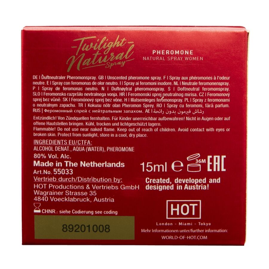 HOT Twilight feromonparfym för kvinnor 15 ml