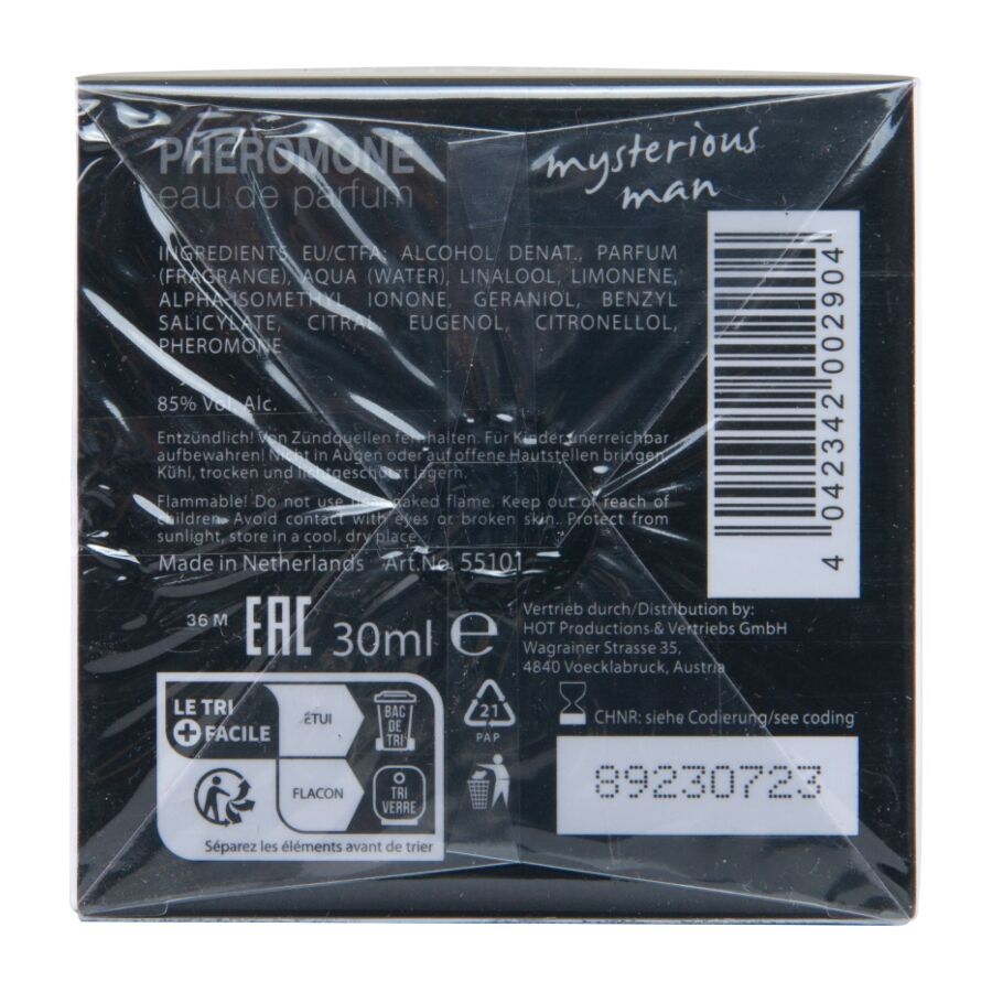 HOT Feromonparfym London Mysterious Man 30 ml