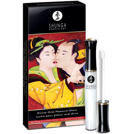 Shunga Divine Lip Gloss Jordgubb & Cava
