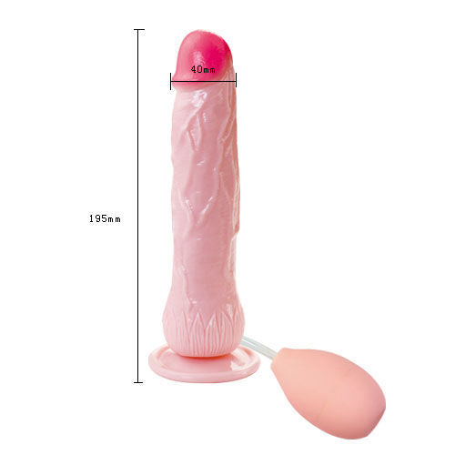 BAILE EROS realistisk ejakulator dildo med sugkopp