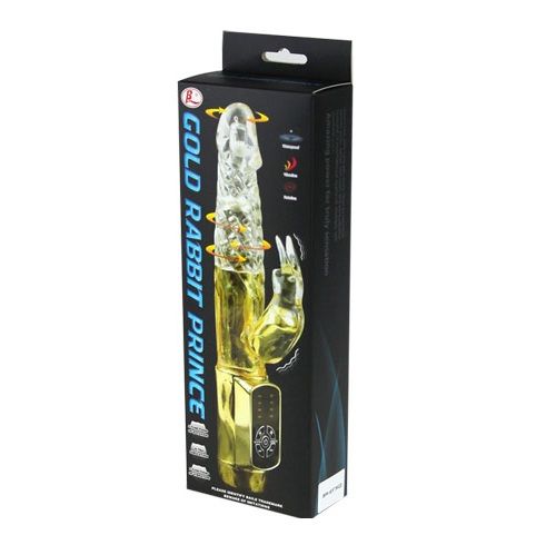 Rabbit Gold Prince vibrator för erogen stimulering