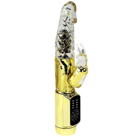 Rabbit Gold Prince vibrator för erogen stimulering