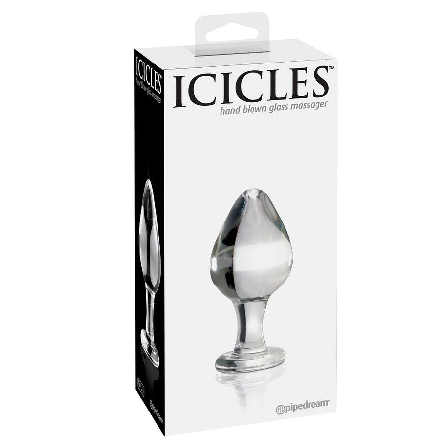 ICICLES N. 25 Glass Massager i blåst glas