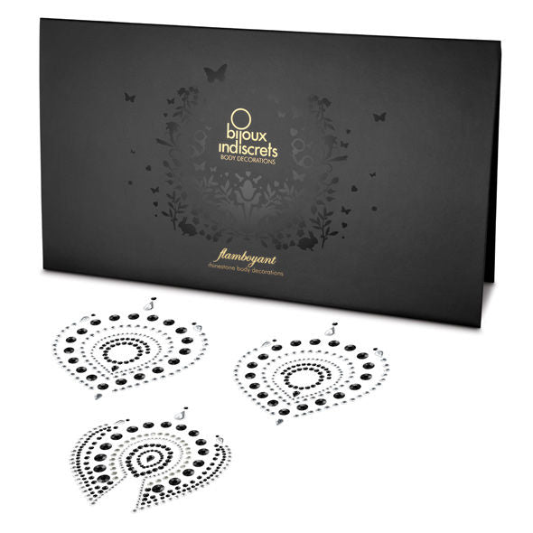Bijoux Indiscrets Flamboyant Black & Silver intim smycken