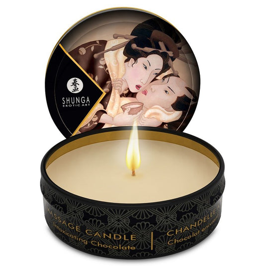SHUNGA - MINI CARESS BY CANDELIGHT CHOKLAD MASSAGELJUS 30 ML