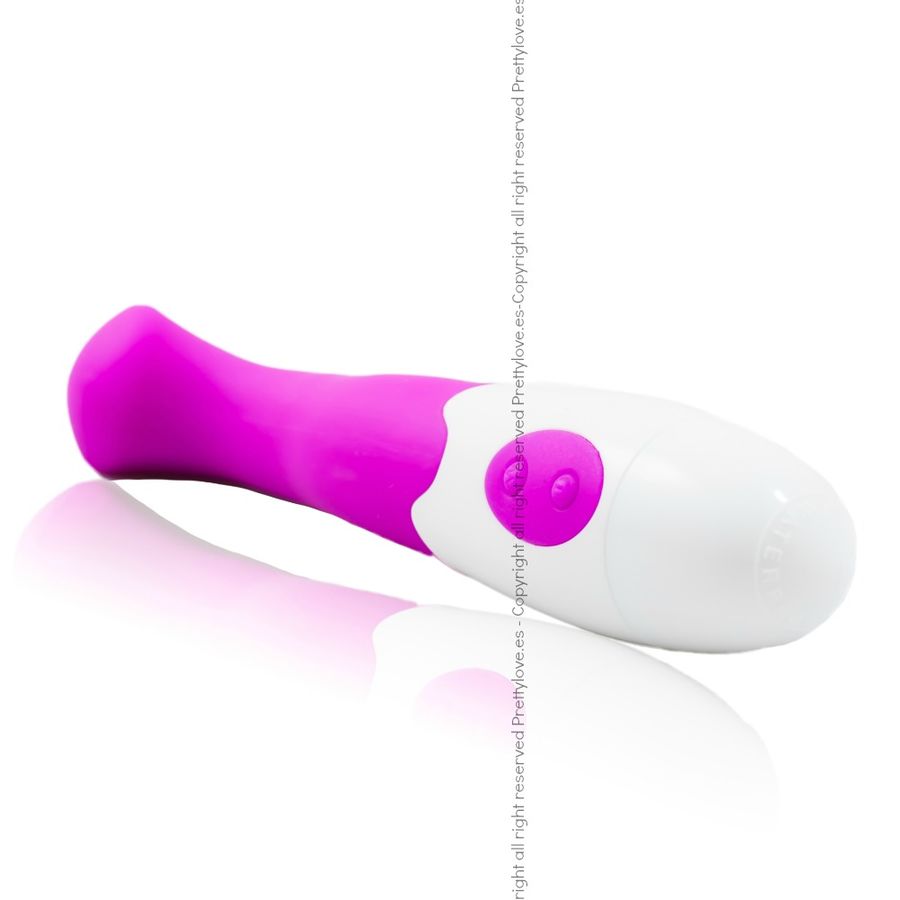 Elegant Charles vibrator i lila och vitt