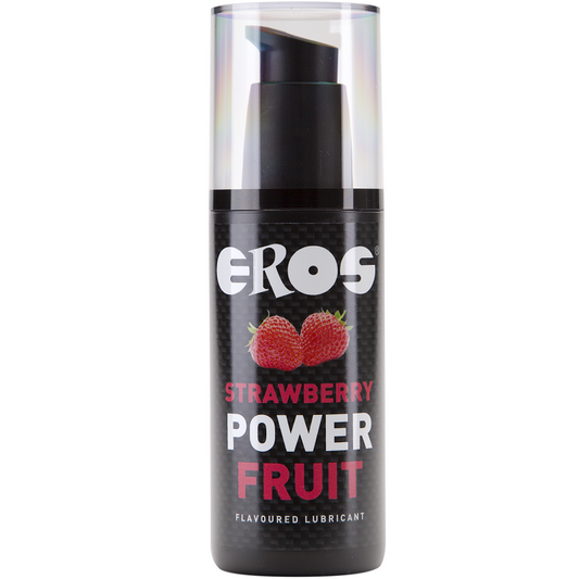 EROS POWER LINE jordgubbsaromatiserat glidmedel 125 ml