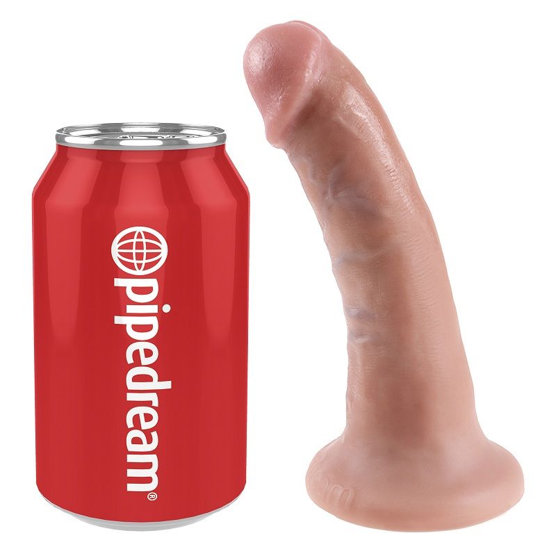 KING COCK 6 Dildo i Flesh 15.2 cm