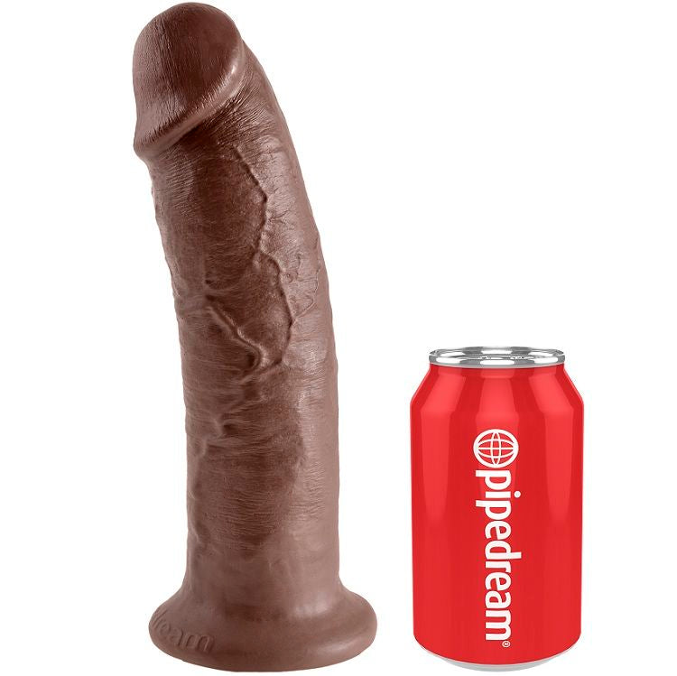 KING COCK 10 dildo brun 25,4 cm