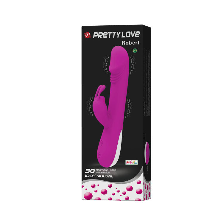 Pretty Love Flirtation Robert vibrator med klitorisstimulator